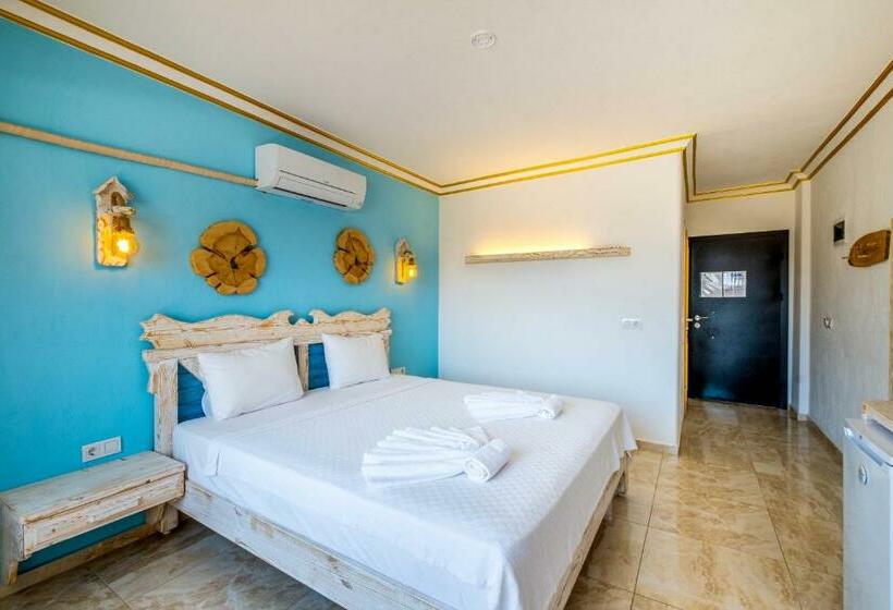 اتاق استاندارد با چشم‌انداز دریا, Kas Sun Glare Otel