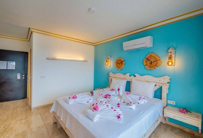 اتاق استاندارد با چشم‌انداز دریا, Kas Sun Glare Otel