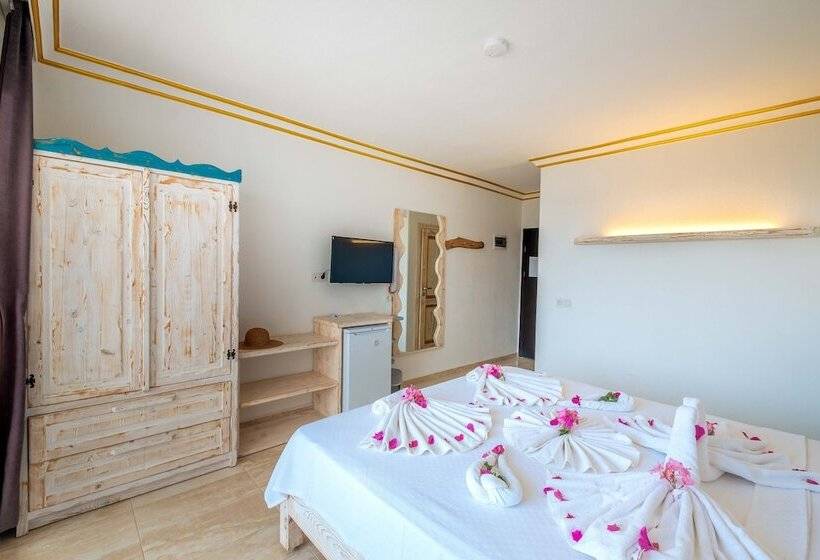 اتاق استاندارد با چشم‌انداز دریا, Kas Sun Glare Otel