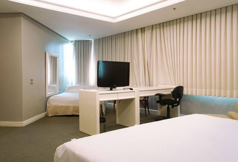 اتاق استاندارد, Master Porto Alegre Hotel   Av Carlos Gomes, Próximo Ao Consulado Americano