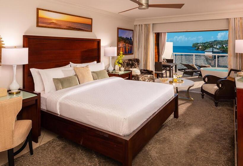 سوئیت جونیور کلوب با چشمانداز دریا, Sandals Regency La Toc All Inclusive Resort And Spa Couples Only