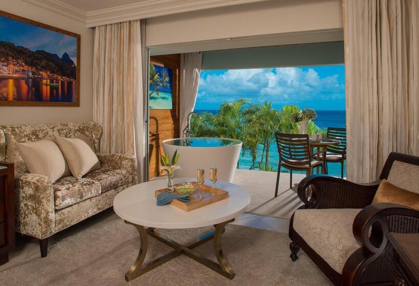 سوئیت جونیور کلوب با چشمانداز دریا, Sandals Regency La Toc All Inclusive Resort And Spa Couples Only