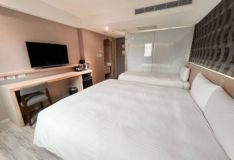 اتاق استاندارد سه نفره, Guide Hotel Taipei Fuxing North