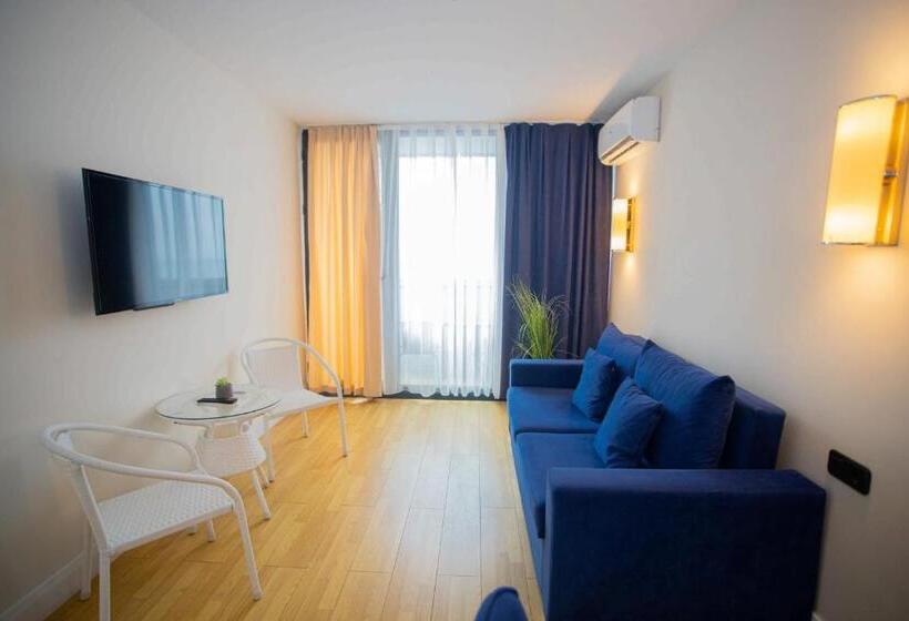 آپارتمان 1 خوابه با چشم‌انداز دریا, Orbi Sea Towers Batumi Resort