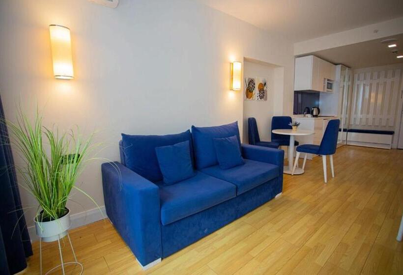 آپارتمان 1 خوابه با چشم‌انداز دریا, Orbi Sea Towers Batumi Resort