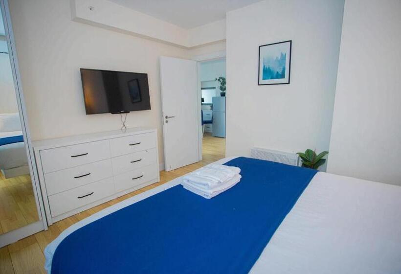 آپارتمان 1 خوابه با چشم‌انداز دریا, Orbi Sea Towers Batumi Resort