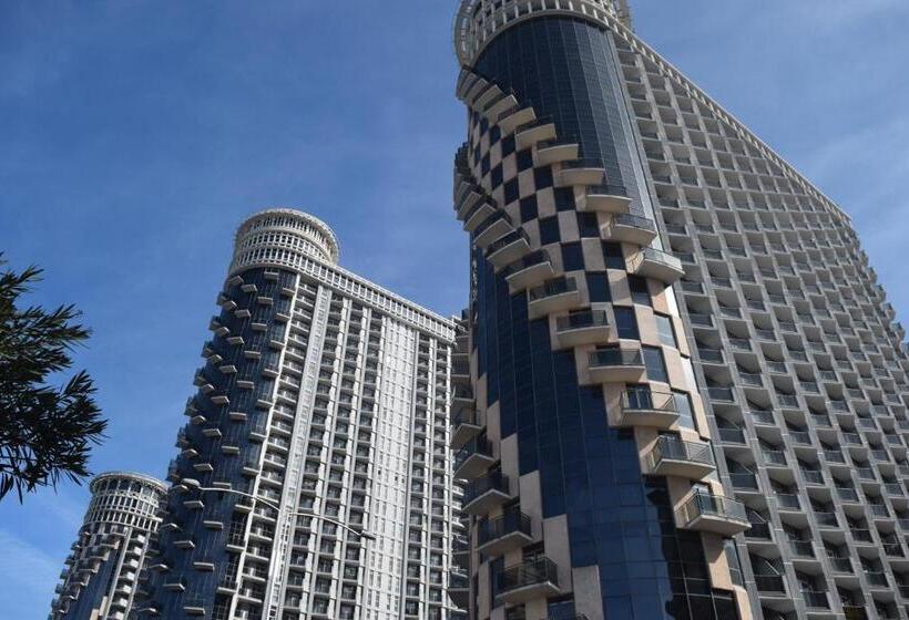 آپارتمان 1 خوابه با چشم‌انداز دریا, Orbi Sea Towers Batumi Resort