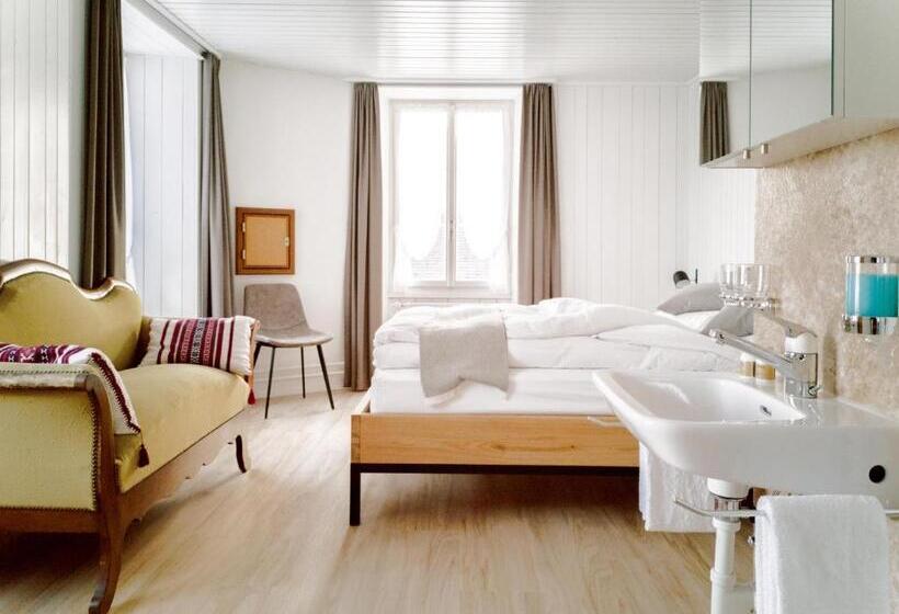 חדר סטנדרט חדר אמבטיה משותף, Bären Guttannen