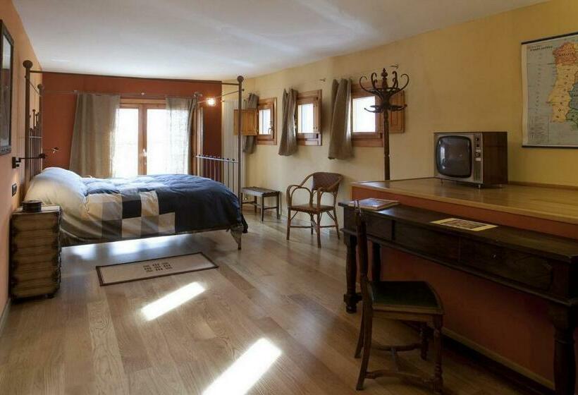 キングサイズベッドのデラックスルーム, Posada Real La Vieja Chimenea Spa