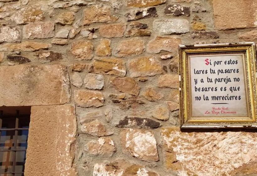 キングサイズベッドのデラックスルーム, Posada Real La Vieja Chimenea Spa