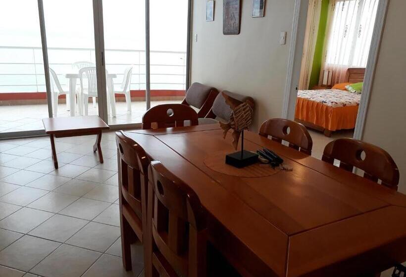 شقة غرفة واحدة مطلة على البحر, Arco Iris Atacames