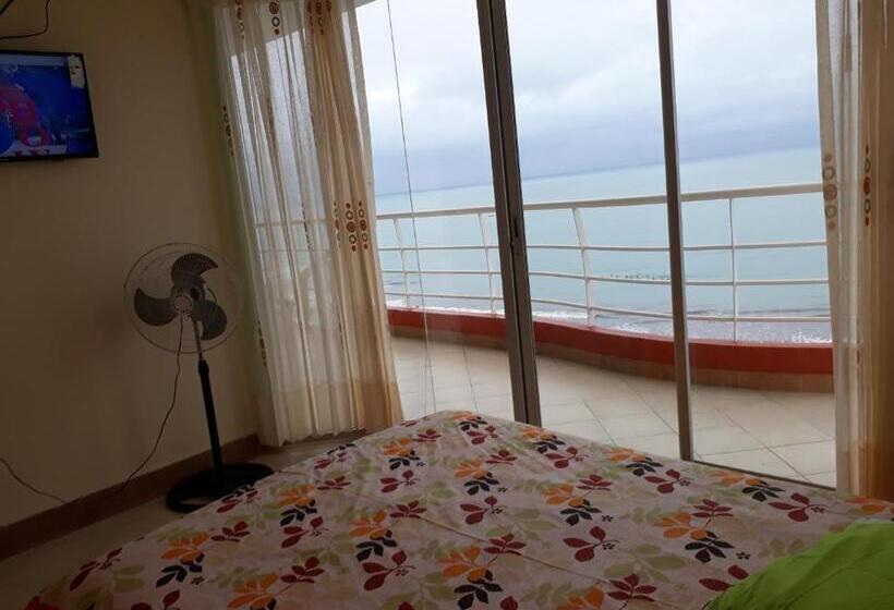 شقة غرفة واحدة مطلة على البحر, Arco Iris Atacames