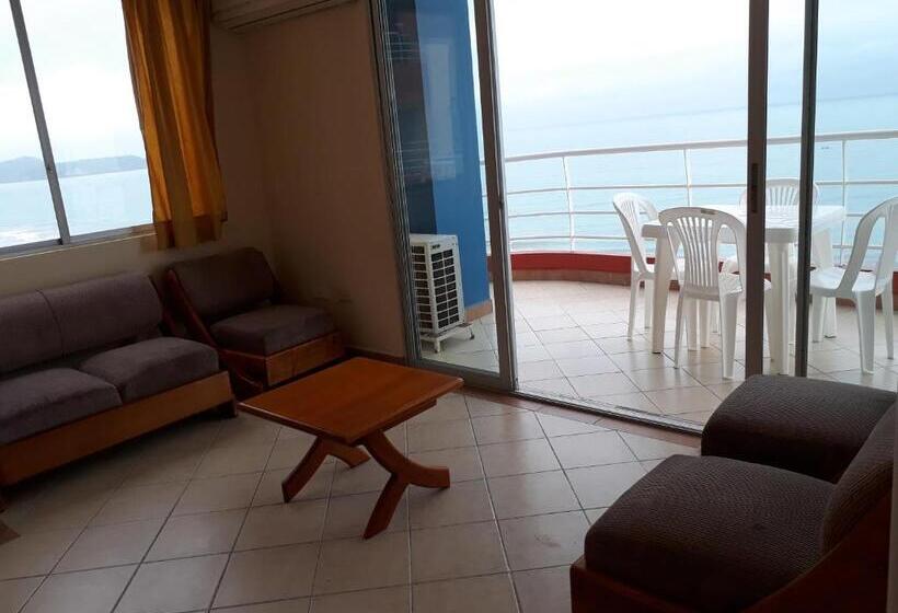 شقة غرفة واحدة مطلة على البحر, Arco Iris Atacames