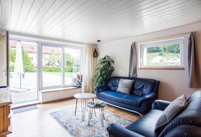 شقة غرفة واحدة مطلة على الحديقة, Bnb Logis Des Saules