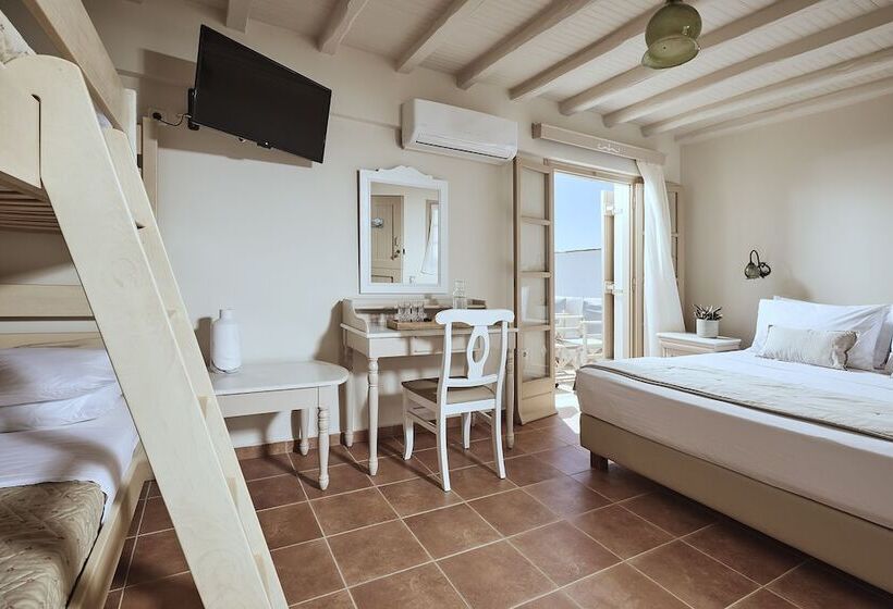 Семейный Номер Боковой Вид на Море, Naxos Magic Village