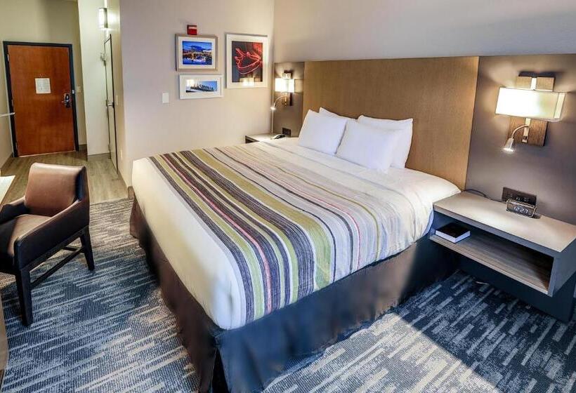 Standard-invahuone King-vuode, Country Inn & Suites By Radisson, Nashville Airport, Tn