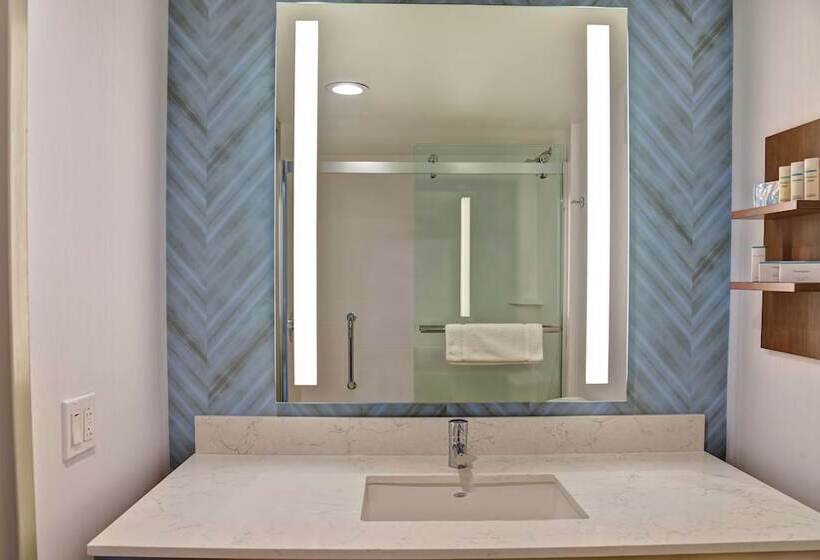 带2个双人床的标准工作室, Hilton Garden Inn Kansas City