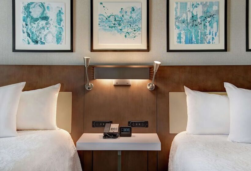 غرفه قياسيه سريرين مزدوجين, Hilton Garden Inn Kansas City