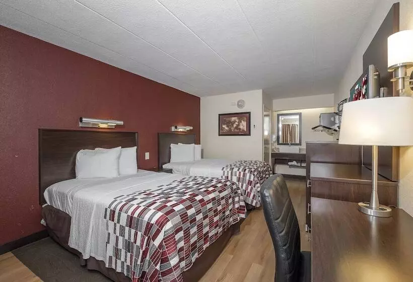 ２ダブルベッドのスタンダードルーム, Red Roof Inn Mt Laurel
