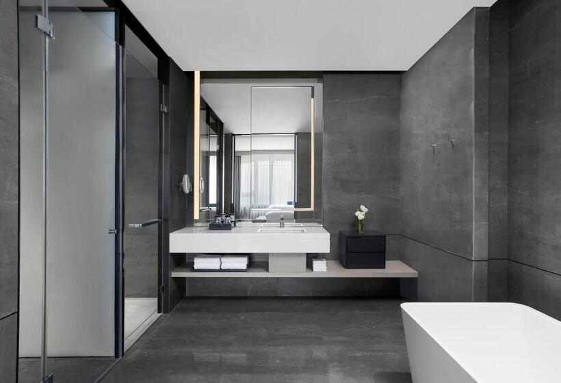 キングサイズベッドのエクゼクティブルーム, Wuhan Marriott Hotel Optics Valley