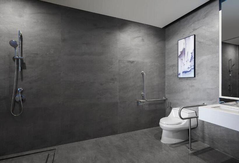 クイーンサイズベッドのエクゼクティブルーム, Wuhan Marriott Hotel Optics Valley