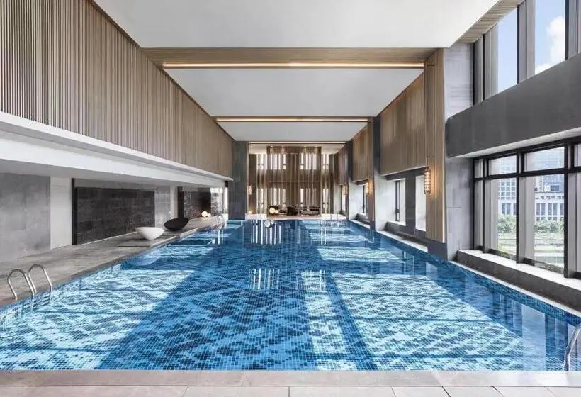 クイーンサイズベッドのエクゼクティブルーム, Wuhan Marriott Hotel Optics Valley