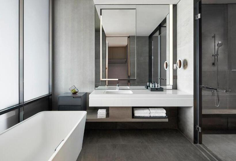 クイーンサイズベッドのエクゼクティブルーム, Wuhan Marriott Hotel Optics Valley