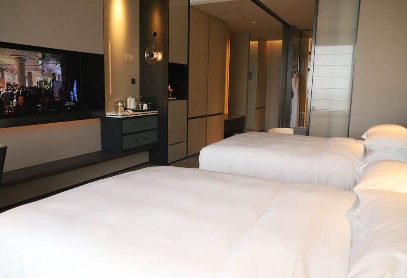2ダブルベッドのスタンダードルーム, Wuhan Marriott Hotel Optics Valley