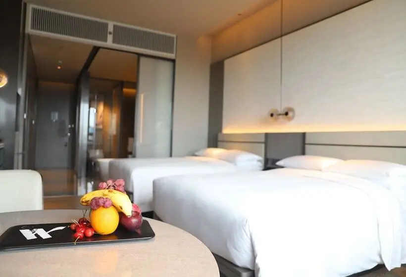 ２ダブルベッドのスタンダードルーム, Wuhan Marriott Hotel Optics Valley
