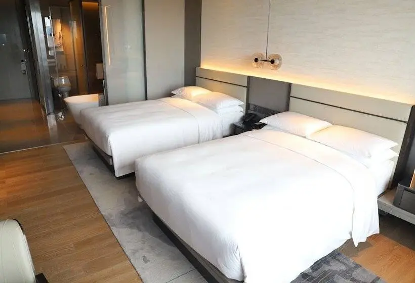 ２ダブルベッドのスタンダードルーム, Wuhan Marriott Hotel Optics Valley