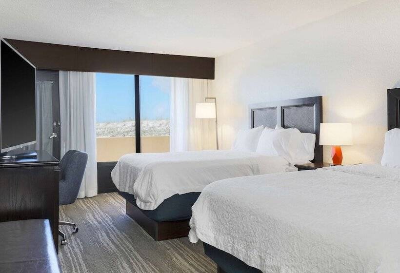 غرفه قياسيه سريرين مزدوجين, Hampton Inn Ft. Walton Beach