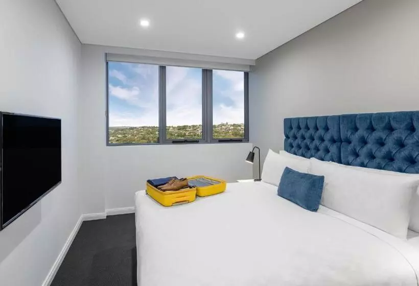 デラックススイートの３ベッドルーム, Meriton Suites Bondi Junction