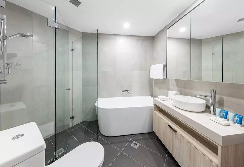 デラックススイートの３ベッドルーム, Meriton Suites Bondi Junction