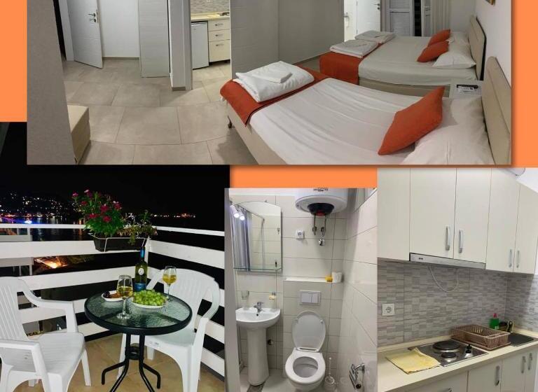 استودیوی استاندارد با چشمانداز دریا, Jelić Apartmani