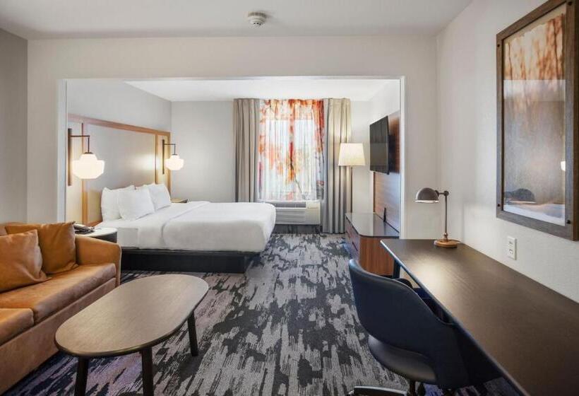 带大床的标准间, Fairfield Inn & Suites Rancho Cordova