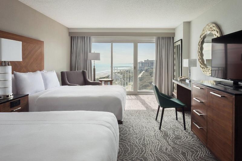 اتاق استاندارد با بالکن و چشمانداز دریا, Marriott Myrtle Beach Resort & Spa At Grande Dunes