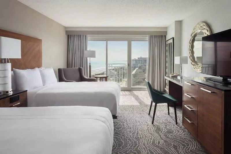 اتاق استاندارد با بالکن و چشم‌انداز دریا, Marriott Myrtle Beach Resort & Spa At Grande Dunes