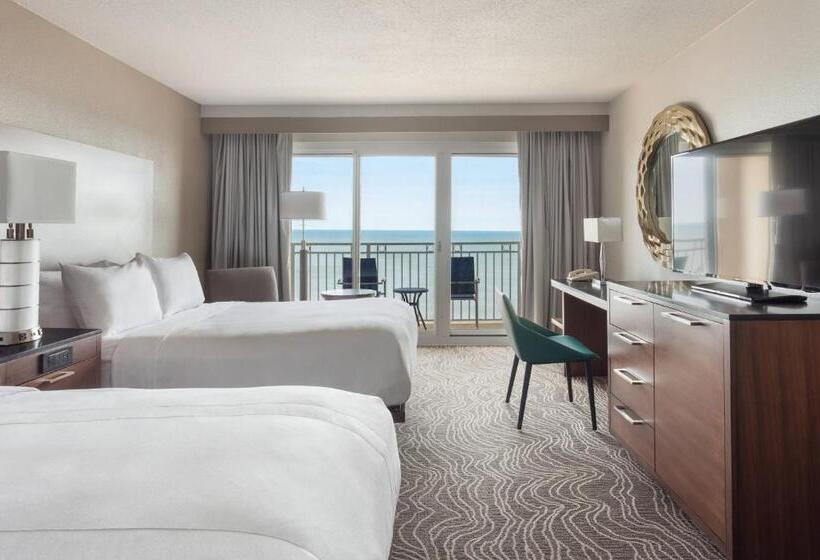 اتاق استاندارد با بالکن و چشمانداز دریا, Marriott Myrtle Beach Resort & Spa At Grande Dunes