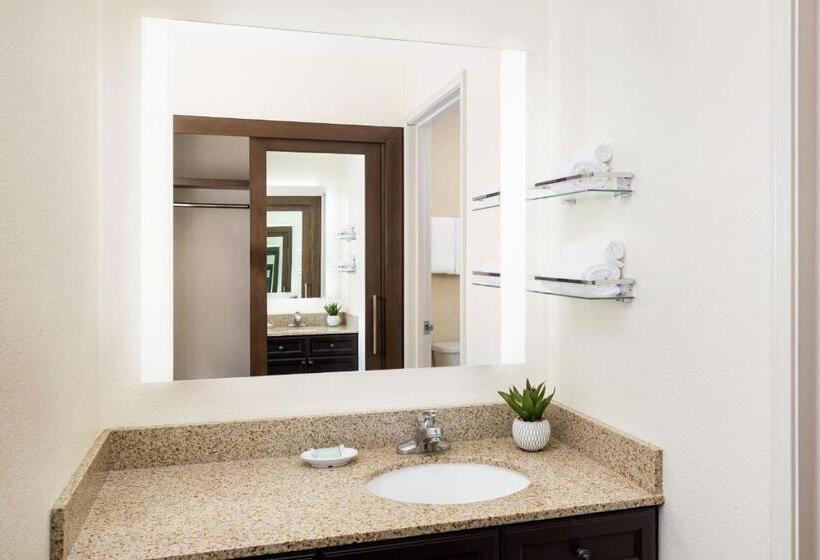 带大床的标准工作室, Residence Inn By Marriott Las Vegas Stadium Area