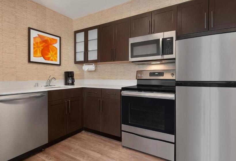 带大床的标准工作室, Residence Inn By Marriott Las Vegas Stadium Area