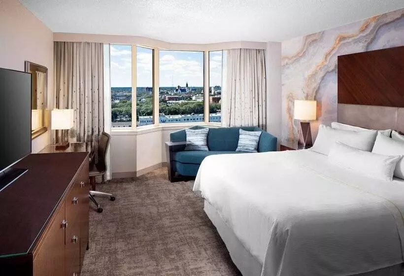 景色の見えるダブルベッドスタンダードルーム, The Westin Savannah Harbor Golf Resort & Spa