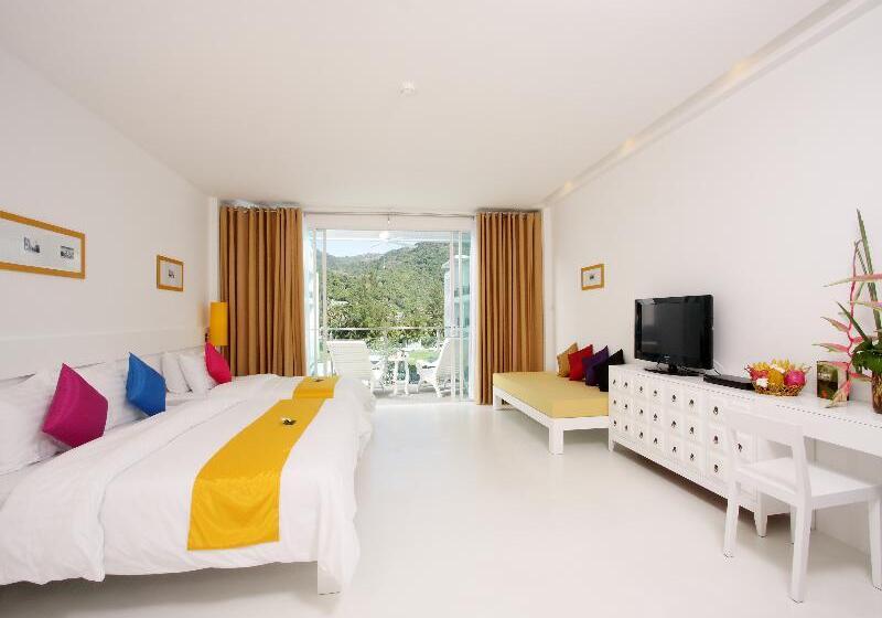 풀장 전망 디럭스 룸, The Old Phuket   Karon Beach Resort   Sha Plus