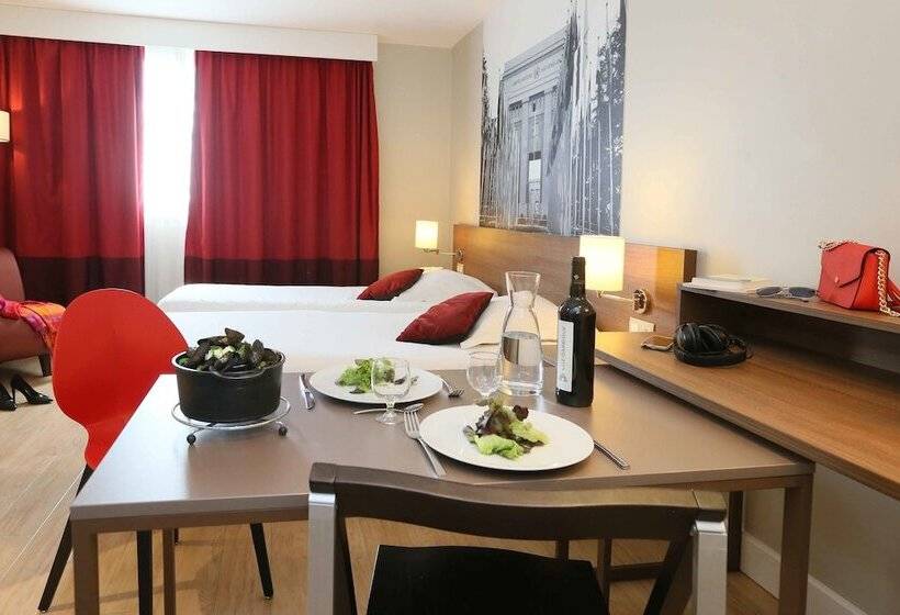 סטודיו סטנדרט מיטה זוגית, Adagio Original Thoiry Genève