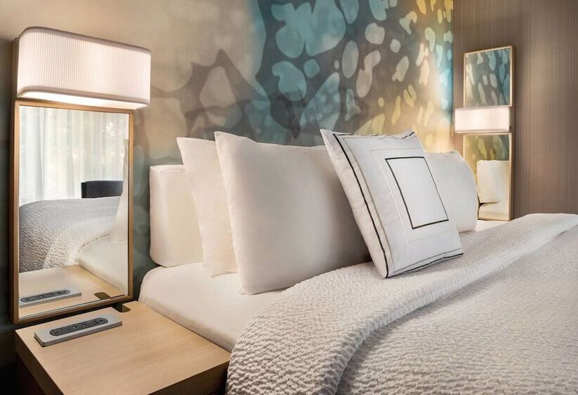 带2个双人床的标准工作室, Courtyard By Marriott Dayton North