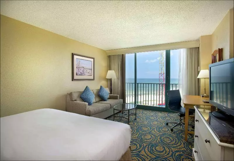 Standard-huone Allasnäkymä, Hilton Daytona Beach Oceanfront Resort
