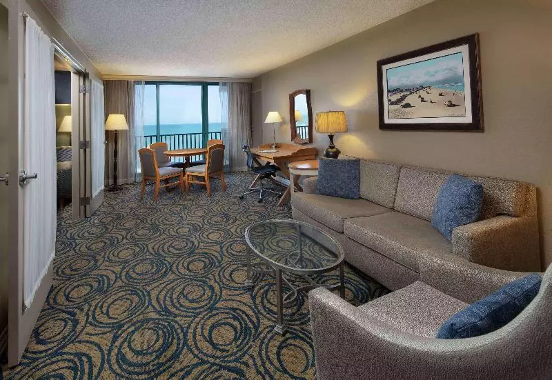 Sviitti King-vuode, Hilton Daytona Beach Oceanfront Resort