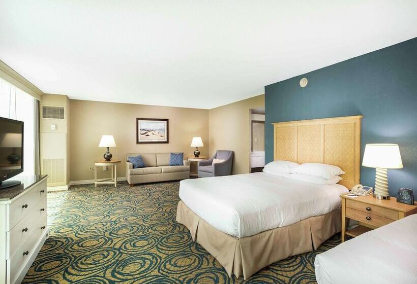 غرفه قياسيه سريرين مزدوجين, Hilton Daytona Beach Oceanfront Resort
