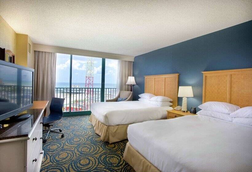 غرفه قياسيه سريرين مزدوجين, Hilton Daytona Beach Oceanfront Resort