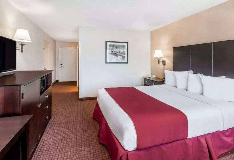 身障者適用ダブルベッド付きスタンダードルーム, Ramada By Wyndham Grayling Hotel & Conference Center