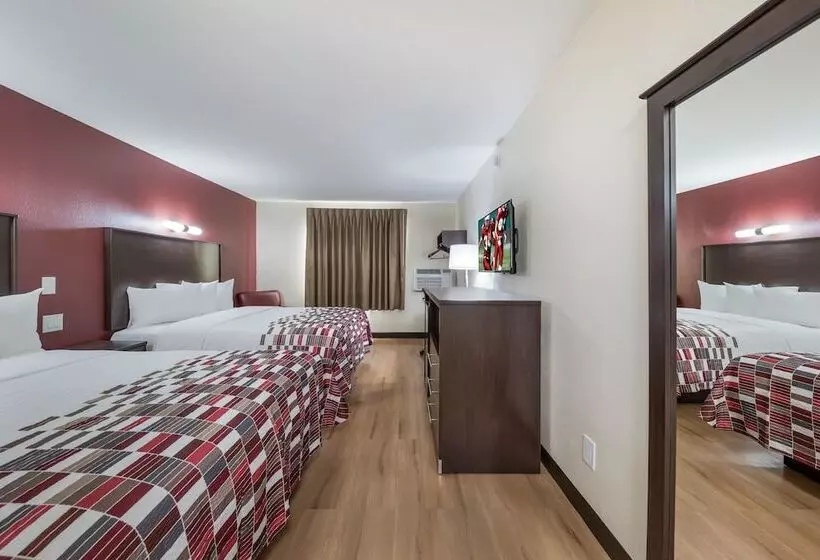 キングサイズベッドのデラックスルーム, Red Roof Inn & Suites Denton
